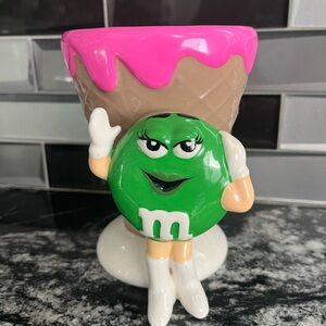 M&M's Green Character Ice Cream Cone Holder